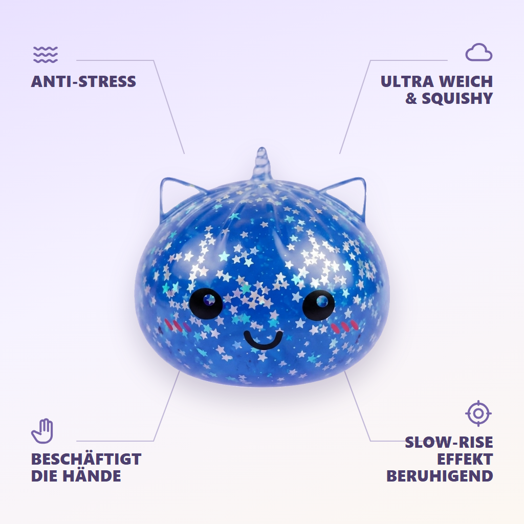 Squishy Dumpling Eenhoorn Mystery Glitter — zijn voordelen