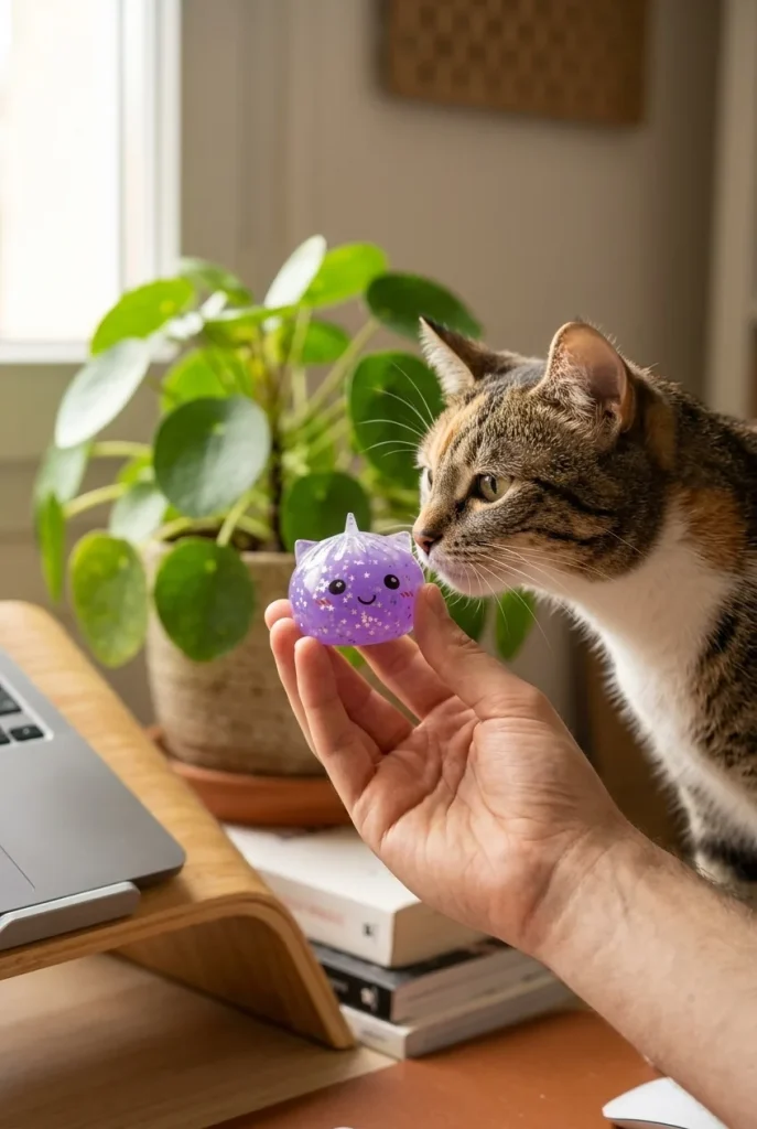 Squishy Dumpling Eenhoorn Mystery Glitter met een knuffel