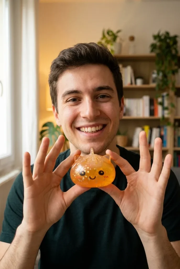 Squishy Dumpling Eenhoorn Mystery Glitter in het dagelijks leven