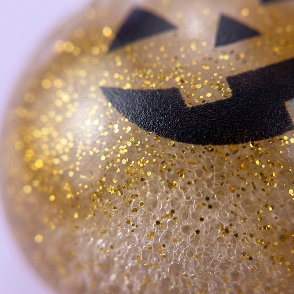 Squishy Dumpling Vampire Mystery Bloedrood — macro-close-up van de textuur