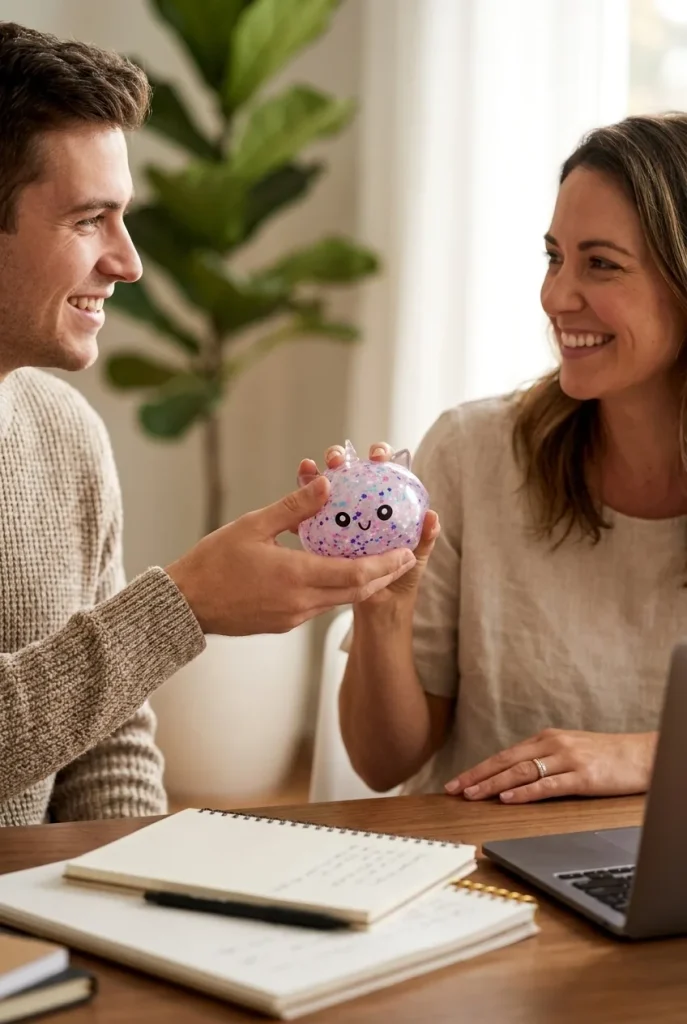 Dumpling Squishy Unicorn Sparkle Wit als cadeau-idee