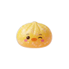 Dumpling Squishy Pinguïn Boterbloemgeel tijdens het knijpen, zacht materiaal